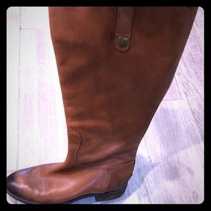 Sam Edelman Boots (Brown Leather) Wide Calf